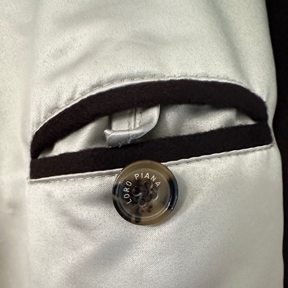 LORO PIANA: Storm System  - Long Jacket 💯% Cashmere Sz: Large - Picture 11 of 16